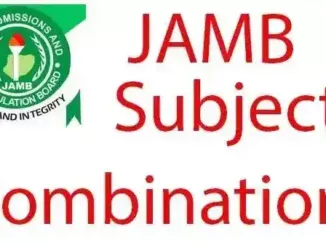 JAMB Subject Combination for Nursing